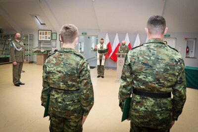 Nowo przyjęci strażnicy graniczni złożyli ślubowanie