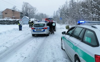 Najechali na kolizję i udzielili pomocy