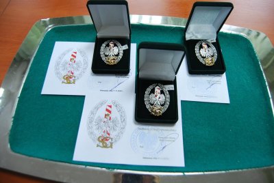 Odznaki SG dla funkcjonariuszy KaOSG
