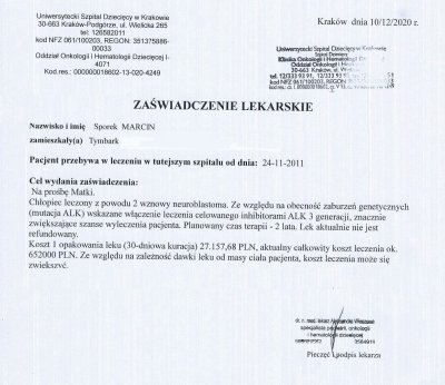 Biegnę dla Marcina