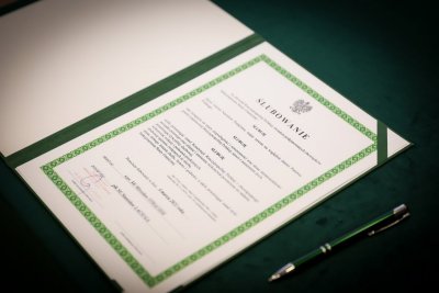 Ślubowanie nowo przyjętych funkcjonariuszy KaOSG