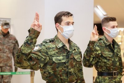 Ślubowanie nowo przyjętych funkcjonariuszy KaOSG