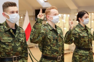 Ślubowanie nowo przyjętych funkcjonariuszy KaOSG