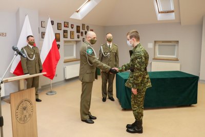 Ślubowanie nowo przyjętych funkcjonariuszy KaOSG