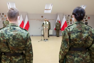 Ślubowanie nowo przyjętych funkcjonariuszy KaOSG
