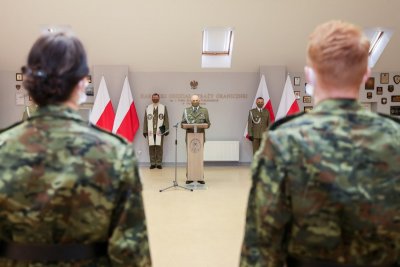 Ślubowanie nowo przyjętych funkcjonariuszy KaOSG