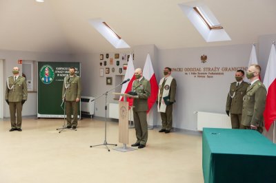 Ślubowanie nowo przyjętych funkcjonariuszy KaOSG