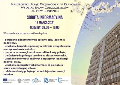 "Sobota informacyjna" w Wydziale Spraw Cudzoziemców MUW