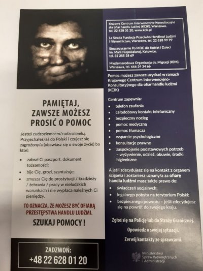 Handel ludźmi - nie bądźmy obojętni!