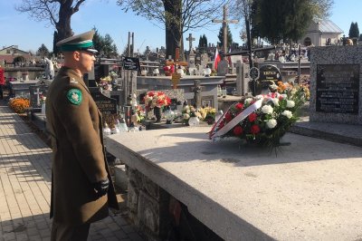 Uczczono pamięć patrona Placówki SG w Kielcach