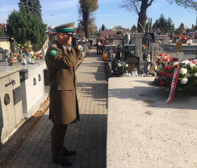 Uczczono pamięć patrona Placówki SG w Kielcach