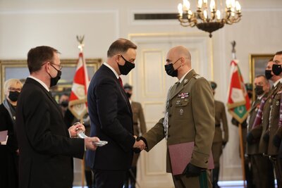Nominacja generalska dla Komendanta Karpackiego Oddziału SG (fot. st.chor. SG Paweł Kowaleczko-KGSG)