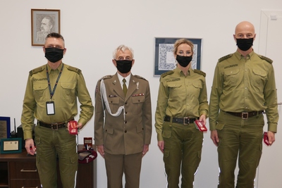 Zarząd Główny Związku Żołnierzy Wojska Polskiego nadał odznaczenia funkcjonariuszom Placówki SG w Tarnowie