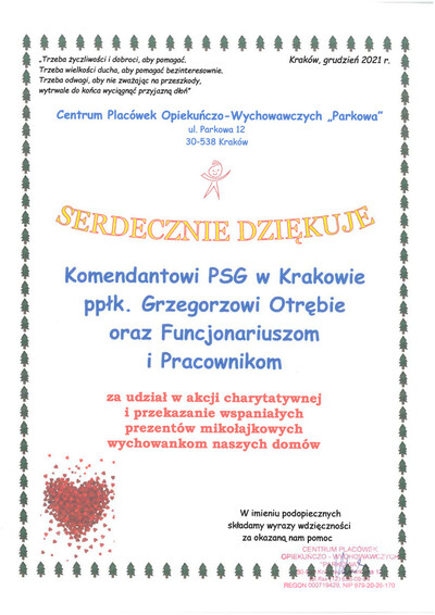 Krakowscy funkcjonariusze z wizytą w Domu Dziecka 