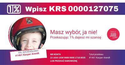 1% dla Kacperka