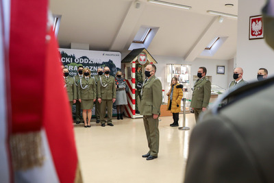Pożegnanie ze służbą 4 funkcjonariuszy KaOSG Pożegnanie ze służbą 4 funkcjonariuszy KaOSG