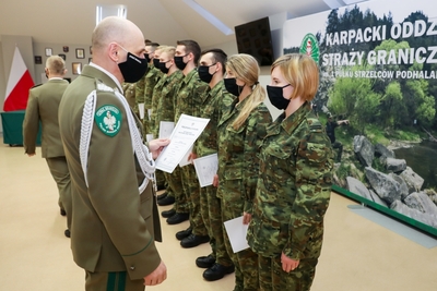 Podwójna uroczystość w Karpackim Oddziale Straży Granicznej