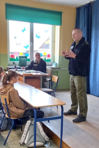 Profilaktyczne spotkanie z młodzieżą
