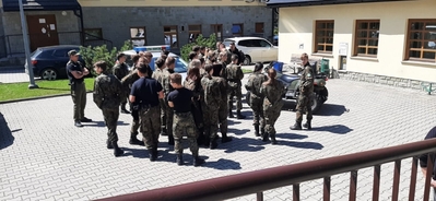 Przyszli adepci SG z wizytą u zakopiańskich strażników granicznych 