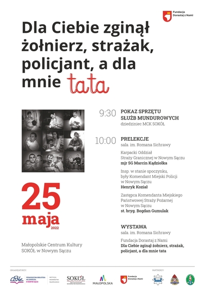 Kampania społeczna „DLA CIEBIE ZGINĄŁ POLICJANT, STRAŻAK, ŻOŁNIERZ, A DLA MNIE TATA” z udziałem funkcjonariuszy KaOSG