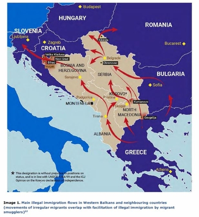 Szlak bałkański pod kontrolą - fot. EUROPOL, FRONTEX AND EASO JOINT REPORT