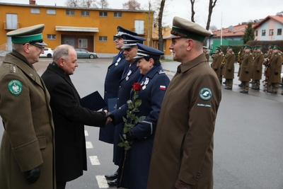 W Karpackim Oddziale Straży Granicznej uczczono 104. rocznicę odzyskania przez Polskę niepodległości 