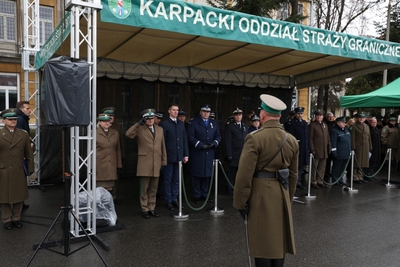 W Karpackim Oddziale Straży Granicznej uczczono 104. rocznicę odzyskania przez Polskę niepodległości 