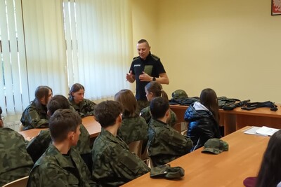 Młodzież z Brzeszcz odwiedziła zakopiańską Placówkę SG 