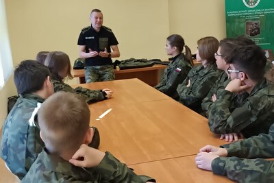 Młodzież z Brzeszcz odwiedziła zakopiańską Placówkę SG 