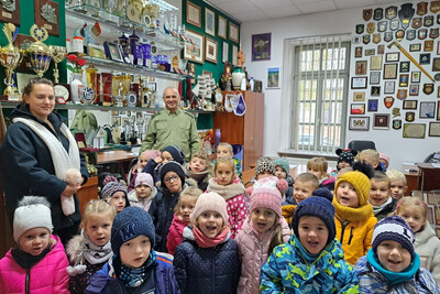 Kolejna wizyta przedszkolaków w siedzibie Karpackiego Oddziału Straży Granicznej