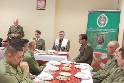 Spotkanie opłatkowe w Placówce SG w Zakopanem 