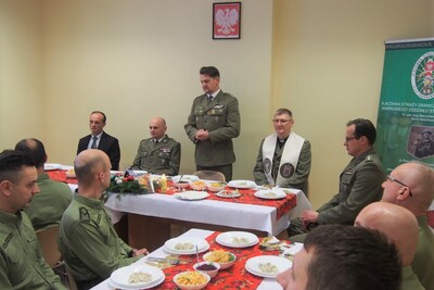 Spotkanie opłatkowe w Placówce SG w Zakopanem 