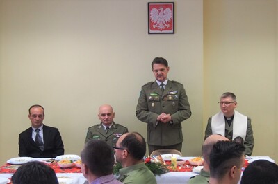 Spotkanie opłatkowe w Placówce SG w Zakopanem 
