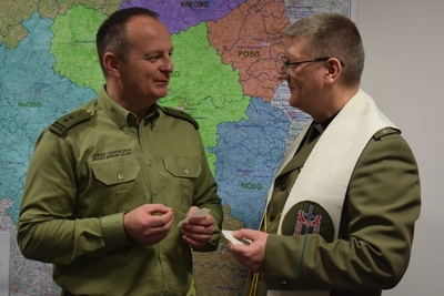 Spotkanie opłatkowe w Placówce SG w Krakowie-Balicach 