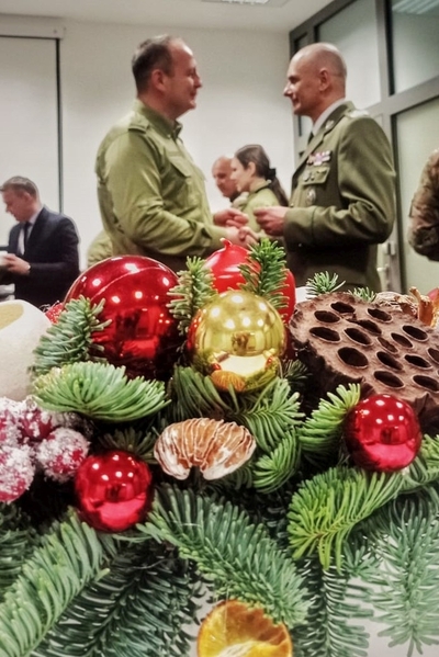 Spotkanie opłatkowe w Placówce SG w Krakowie-Balicach 