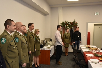 Spotkanie opłatkowe w Placówce SG w Krakowie 
