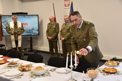 Spotkanie opłatkowe w Placówce SG w Krakowie 