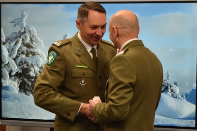 Spotkanie opłatkowe w Placówce SG w Krakowie 