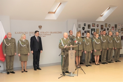 W Karpackim Oddziale Straży Granicznej odbyło się uroczyste ślubowanie 