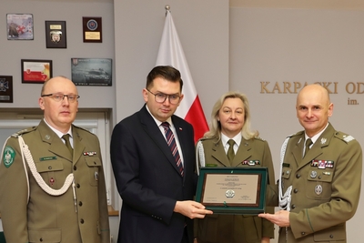 W Karpackim Oddziale Straży Granicznej odbyło się uroczyste ślubowanie 