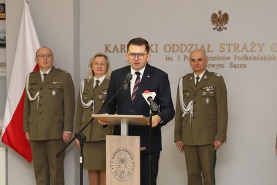 W Karpackim Oddziale Straży Granicznej odbyło się uroczyste ślubowanie 
