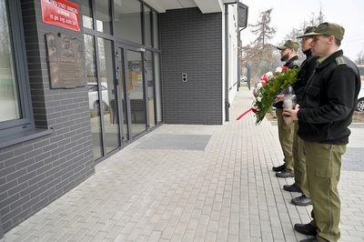 Tarnowscy funkcjonariusze SG uczcili pamięć Patrona 