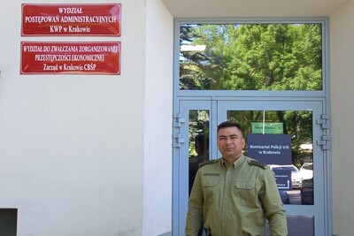 Funkcjonariusze Placówki SG w Krakowie-Balicach podzielili się wiedzą z policjantami 