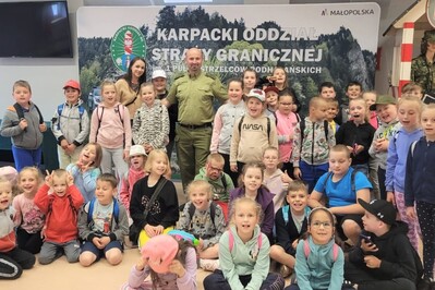 Odwiedzili siedzibę Karpackiego Oddziału SG 