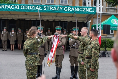 Uroczyste ślubowanie w Karpackim Oddziale Straży Granicznej 