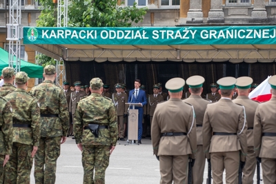 Uroczyste ślubowanie w Karpackim Oddziale Straży Granicznej 