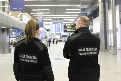 Funkcjonariusze PSG w Krakowie - Balicach Funkcjonariusze PSG w Krakowie - Balicach