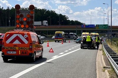 Pościg i zatrzymanie nielegalnych migrantów w Brzesku 