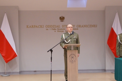 Dwóch nowych funkcjonariuszy KaOSG złożyło ślubowanie 