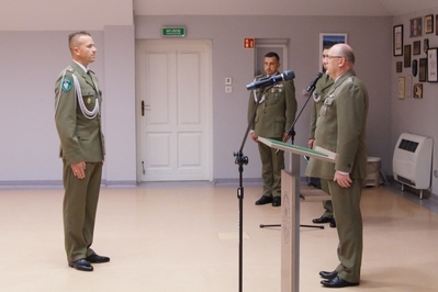 Dwóch nowych funkcjonariuszy KaOSG złożyło ślubowanie 